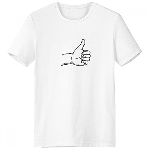 T-shirt blanc multicolore à col rond pour homme au motif imprimé unique