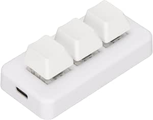 Tgoon Mini 3 Key Programmable Keyboard, RGB Backlit Mechanical Macropad ...