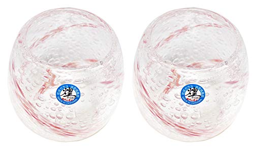 Kirakobo Taru Glass II (Rosa) diámetro 6.5 cm, pack de 2 miniatura 2