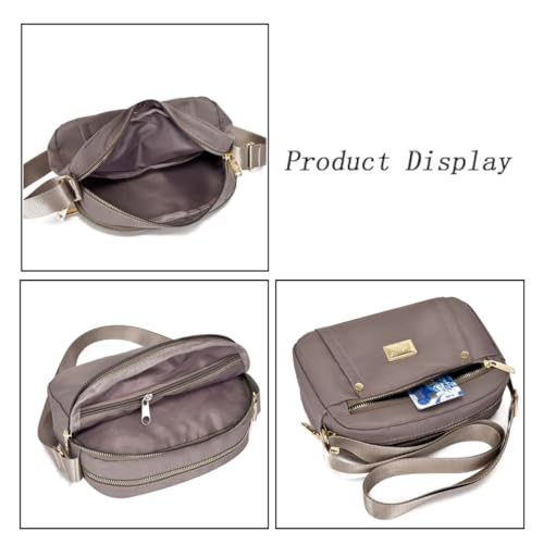Bolsa Feminina Transversal Multiuso Pequena Trabalho Moderna (Preto)