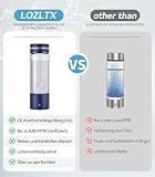 Hochwertige Wasserstoff Wasserflasche【24h stabile H₂-Aktivität & SPE-Technologie】【SilberTec...