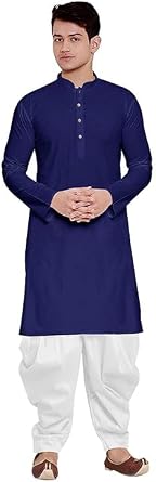 Mens Cotton kurta dhoti set Indian Style