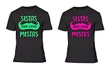 Sistas From Other Mistas T-shirt Set (Large/X-Large, Black)