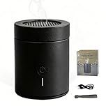 YOFHPT Electric Incense Burner with Rotating Flip, Portable Electric Bakhoor Burner with USB-C Charging, Bukhoor Burners for Home, Office, Bedroom