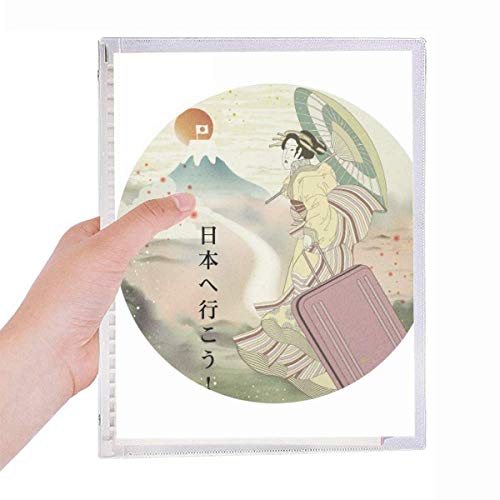 Carnet japonais rechargeable à spirale Ukiyo-e au papier premium