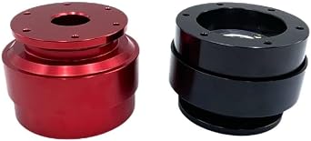 Marchfunny Precision Engineered Quick Release Steering Wheel Adapter for MOZA TURN Direct Drive For Racing Simulators with Wide Compatibility (Black)