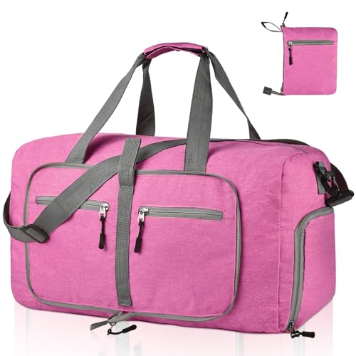 Image of Dimayar 40L Foldable Duffle Bag, Travel & Weekender, Overnight, Gym