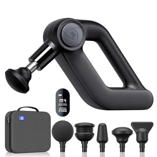 BOB AND BRAD D5 Pro Massage Gun, Powerful Percussion Massage Gun Deep Tissue with Enhanced Power for Athletes Home Gym, Handheld Muscle Massager for P