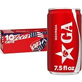 Coca-Cola Soda Soft Drink Fridge Pack Mini Cans, 7.5 fl oz, 10 Pack