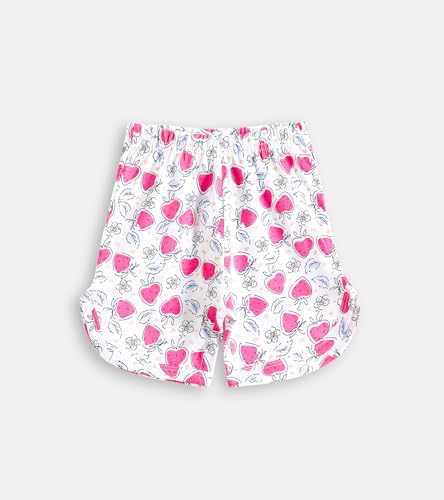 Image of YUV Baby Girls Regular Fit Multicolor Cotton Shorts (Pack of 5) - 0 to 24 Months
