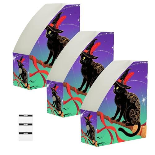 Dossiers de rangement Halloween 22,9x30,5 cm pour trier vos papiers à l'école ou au bureau