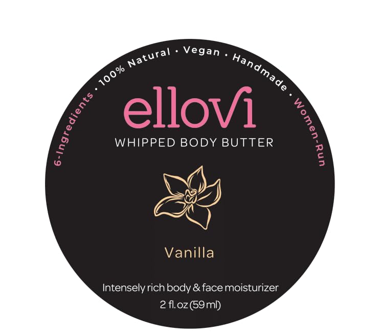 Ellovi Manteiga Corporal Batida com Baunilha, 56 g