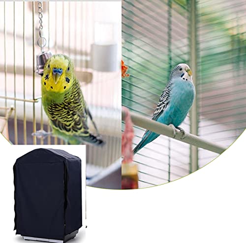 Funda opaca para jaula de pájaros, a prueba de polvo, resistente al viento, a prueba de sol, para jaulas grandes de loros, protección nocturna de invierno, cubierta a prueba de luz