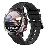 Z21 Smart Watch, 1.52 Inch Round Dial, Bluetooth Calling, Heart Rate Monitor, Step Counter, Sleep Tracking, Sports Fitness Tracker (Black)