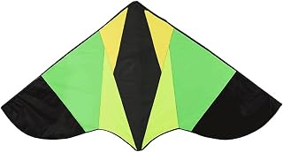 Kites Triangular Geometric Kite with 67" Wingspan,Easy to Fly,Beginner Kite with Kite String for Adults Kids,Perfect for Outdoor-Green Kites for Outdoor Present (Color : 700m Line)