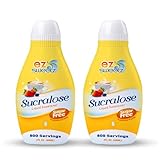 EZ-Sweetz (2.0oz - Liquid Sweetener 800 Servings/Bottle) (New Packaging, 2 Pack)