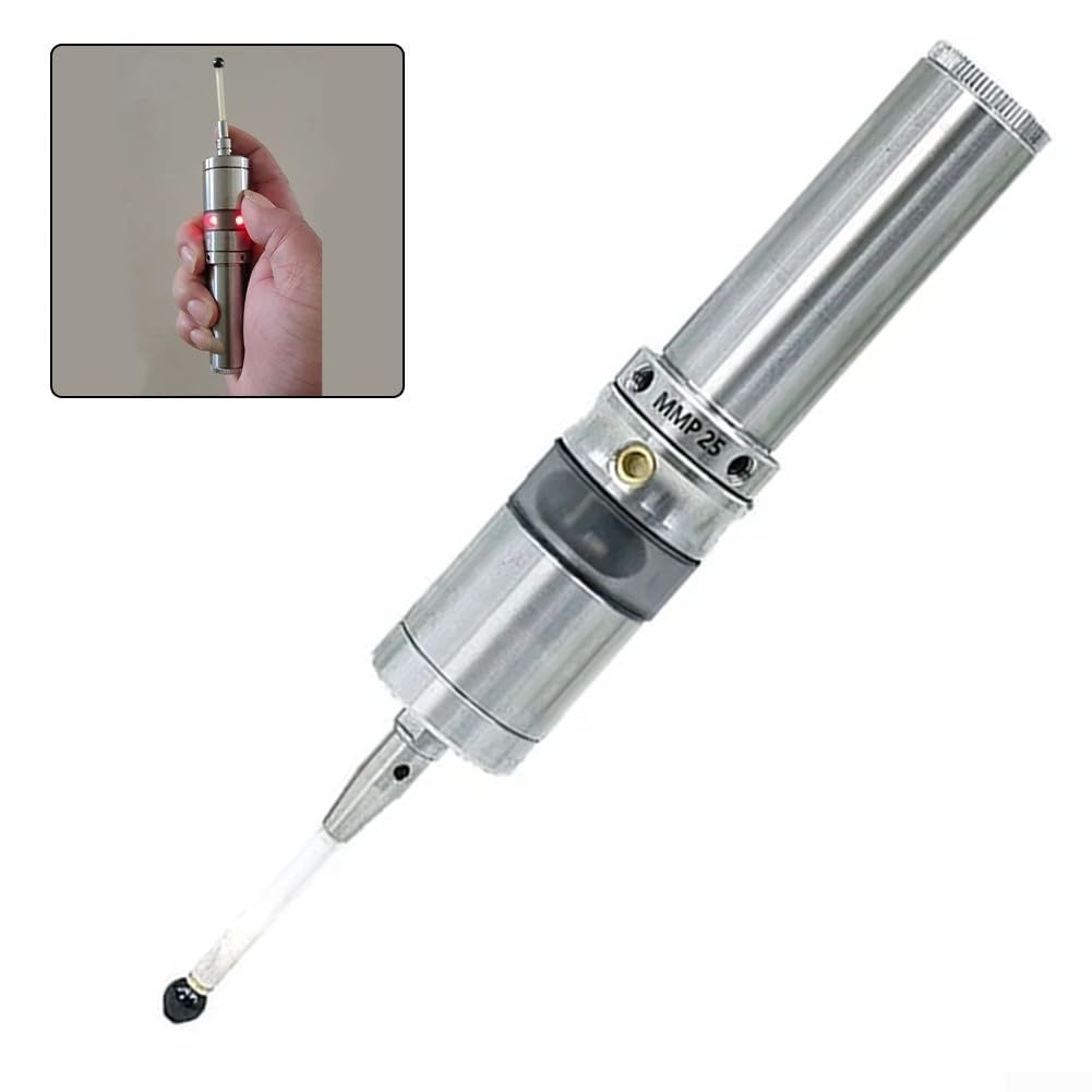 MMP25 3D Edge Finder Touch Sonda LED acústica óptica 0.001mm para máquinas herramientas CNC para metal baquelita plástico (juego completo)