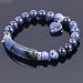 Purmy Pulsera de Chakra Doblar el Brazalete Pulsera de Amor del Corazon,Cristales...