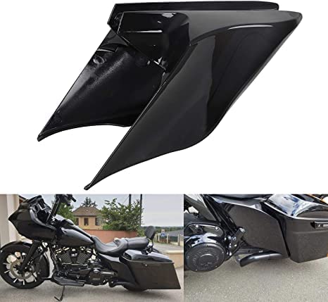Psler Stretched Extended Side Cover Panels For Touring Street Glide Road Glide Road King Electra Glide Ultra Classic 2014Up #TOP6