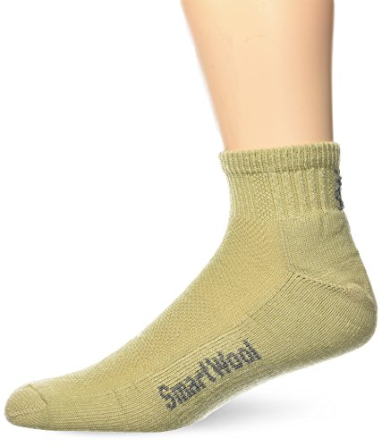 Smartwool Men’s Mini Hiking Socks - Ultra Light Wool Performance Sock Oatmeal L