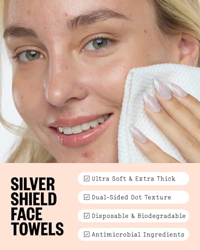 Image of PEACE OUT Silver Shield Daily Face Cleansing Towels (30 Count)