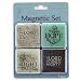 Inspirational Fridge Magnet Sets (2" Square/Set of 4, Nautical)