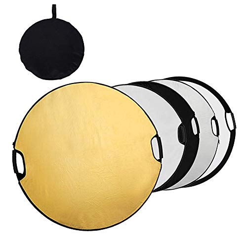 Kit de diffuseur pour réflecteur de photographie pliable 5 en 1 amovible
