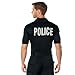 Rothco Moisture Wicking Public Safety Polo Shirt, Emblem : Police, 2X-Large Black