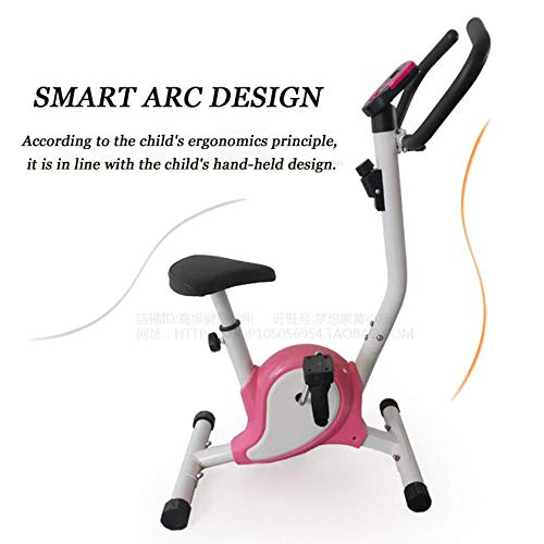Image of Electric Pedal Home Exercise Bike,Exercise Bike Indoor Cycling Bike Stationary Bicycle with Resistance Workout Home Gym Cardio Fitness Maine Upright Bike (Blue) Mini Exercise Bike Stepper