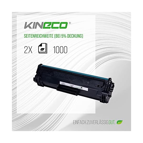 2X Toner von Kineco ersetzt HP 44A CF244A Doppelpack für Laserjet Pro MFP M28a M28w – Bild 3