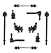PartsW 10 Pc Steering & Suspension Kit for Chevrolet Silverado & GMC Sierra 1500 & 1500 Classic Inner & Outer Tie Rod Ends Upper & Lower Ball Joints Sway Bar End Links