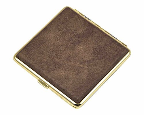 Preisvergleich Produktbild ATTUY Zigarettenetui "Luxus Nürnberg" für 20 Zigaretten, Gold-Braun