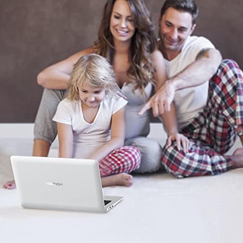 TOPOSH 10.1 Inch Windows 10 Laptop PC Mini Computer Notebook 2GB RAM+32GB SSD Intel Atom X5-Z8350 Quad-Core Graphics 1.92 GHz Supports TF Card Bluetooth 4.0 Wifi HDMI - White