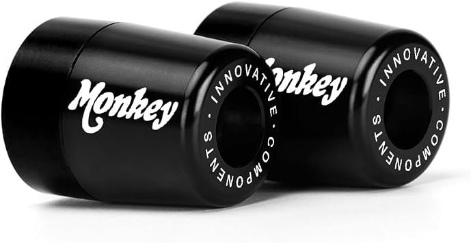 Handlebar Bar Ends Hand Grips Plug Caps Compatible with Honda Monkey 125M 125MA 2019-2023 2024 2025 2026 | Motorcycle Balance Pad Z125m Z125MA Monkey 125 Accessories
