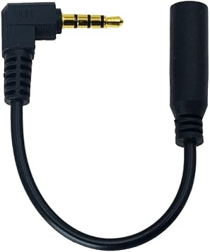 Arklove 3.5 Female TRS to trrs Male MC3 3.5mm Adapter Microphone 1/8 mic Adapter for iPhone Android Smartphones Tablets