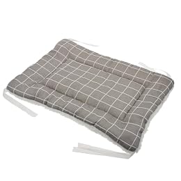 Mikikit Winter Warm Plush Double-Sided Cat Bed Mat, Thick Fleece Pet Cushion 50x35cm, Soft Heated Pad for Cat Cage and Dog Nest, Comfortable Indoor Pet Resting Pad