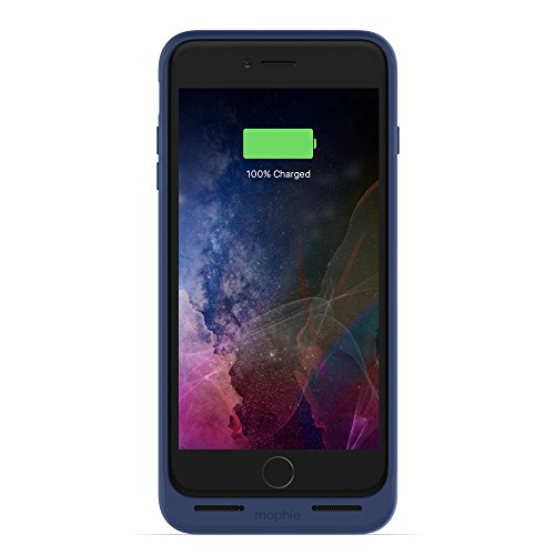 Image of ZAGG Mophie 3788 JPA-IP7P-BLU Juice Pack Wireless - Charge Force Wireless Power - Wireless Charging Protective Battery Pack Case for Apple iPhone 8 Plus and iPhone 7 Plus - Blue