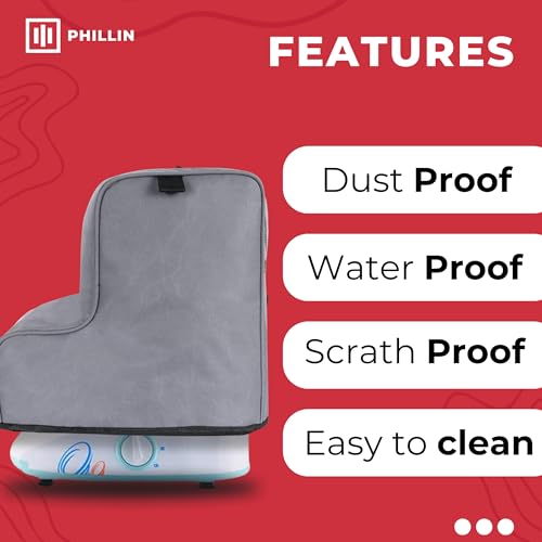 Image of L-Shaped Mixer Cover - Stylish and Durable Grey Case for Kitchen Mixers | Waterproof Dust Cover's