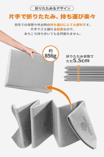 Persevere ヨガマット 3mm 折りたたみ トレーニングマット 