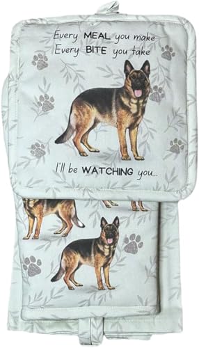 German Shepherd 3-Piece Kitchen Set