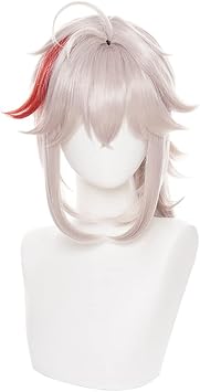Yamia Anime Yae Miko Cosplay Wig for Game Genshin Impact Cosplay Wigs with Free Wig Cap Kazuha