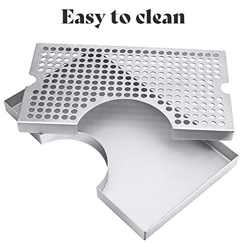 TMCRAFT Stainless Steel Beer Drip Tray with Non-Slip Rubber Pad by TMCRAFT - Image 6
