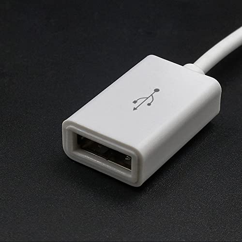 Cable adaptador Jack 3.5mm macho a USB 2.0 hembra 15cm miniatura 5