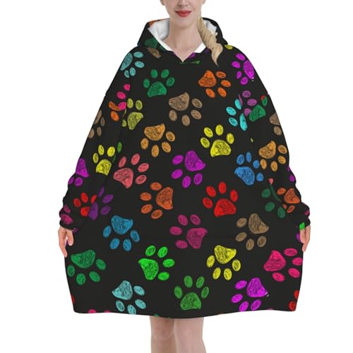 Sweat plaid motif chien arc-en-ciel pour des soirées cocooning en hiver