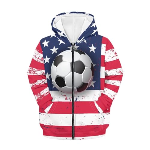 Image of Coloranimal Unisex Girls Boys Long Sleeve Casual Hoodies & Sweatshirts Tops Kids Zip Up Jacket Coat Age 6-16 Year