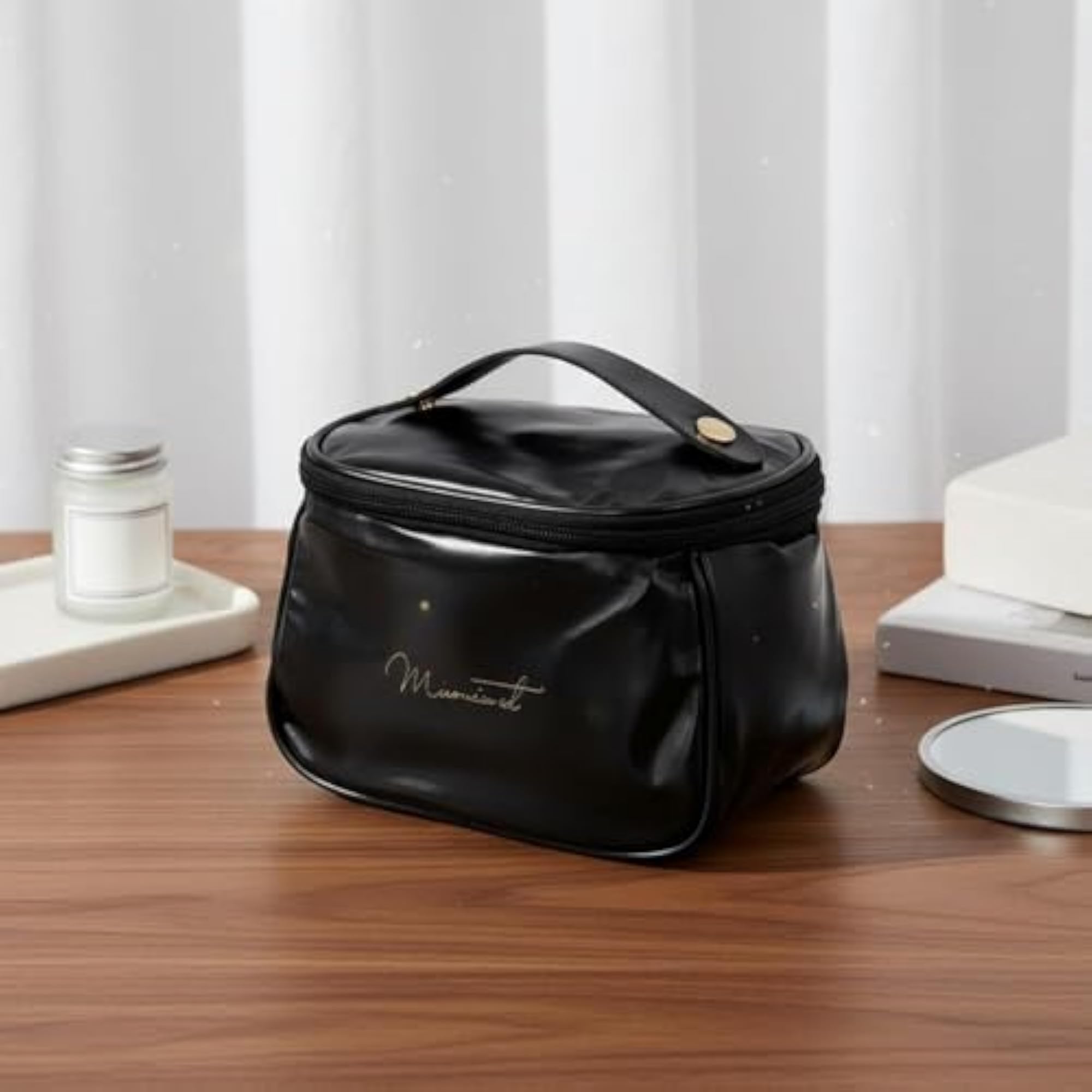Large Capacity Travel Makeup Bag Handheld Case