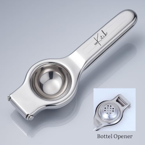 Image of Stainless Steel Lemon Squeezer | Manual Lemon Crusher & Juice Extractor | Nimbu Presser with Comfortable Handle | Durable Kitchen Tool