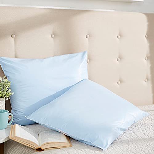 McKesson Medical Pillow [1 Count] Reusable Hospital Bed Pillows, Vinyl Cover, Fluid Moisture and Stain-Resistant, Blue, 19 in x 25 in - Thumbnail 7