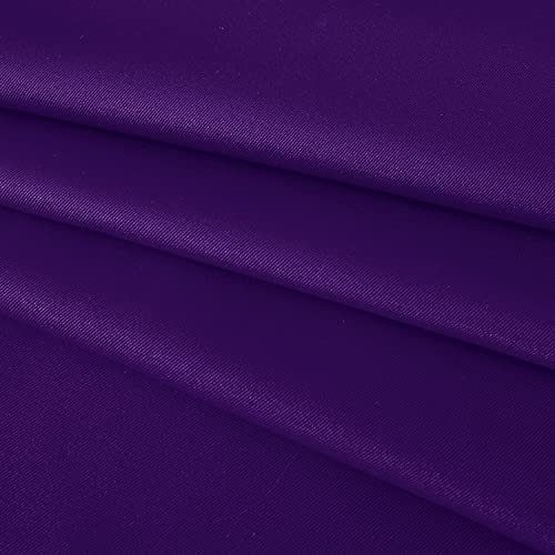 Image of Obstal Round Table Cloth, Violet, 60 Inch Diameter | Oil-Proof Spill-Proof Water Resistance Microfiber Tablecloth, Decorative Fabric Circular Table Cover for Outdoor /Indoor Use