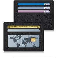 Airkit Women's Minimalist Slim RFID Blocking Wallet (Black)